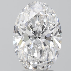3.03 ct, D-color, VVS2-Clarity, Oval Brilliant IGI Certified Lab Grown Diamond, Lab Diamond, Cvd Lab Grown Loose Diamond for Engagement Ring