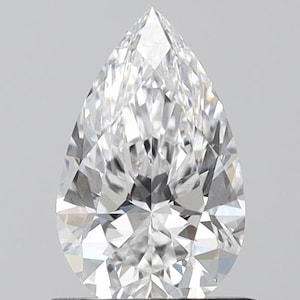 1.21 ct Pear Lab Grown Diamond: D-VVS2 IGI Certified CVD
