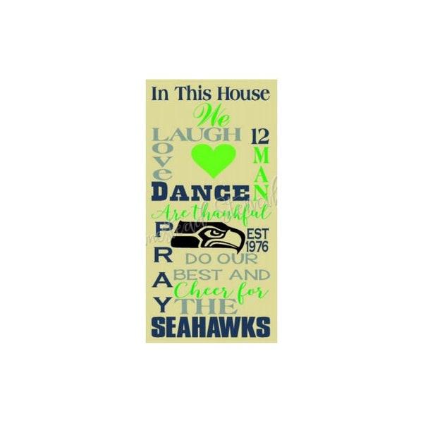 Seahawks Stencils Etsy