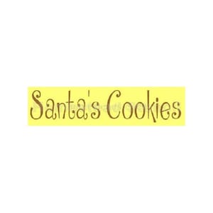STENCIL, 4554 E, 6&quot;x18&quot;, Santas Cookies, Reusable Stencil, Painting Template, Craft Stencil, DIY, Stencil Template, Stencils,