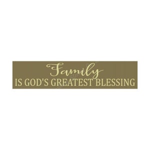 STENCIL, 7588 F,  6&quot;x24&quot;, Family is Gods Greatest Blessin    Painting Template, Craft Stencil, DIY, Painting Stencil, Wall Stencil
