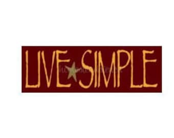 STENCIL, 6053 E,  6"x18", Live Simple, Painting Template, Craft Stencil, DIY, Painting Stencil,  Wall Stencil, Stencils, Wall Decor