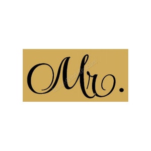 STENCIL, 6291 o 6&quot;x12&quot; Mr.,Painting Template, Craft Stencil, DIY, Painting Stencil, Sign Stencil, Wedding Stencils, Bride Stencil