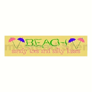 STENCIL, 3868 A, 4&quot;x12&quot;, Beach sandy toes and salty kisses,    Painting Template, Craft Stencil, DIY, Painting Stencil, Wall Stencil