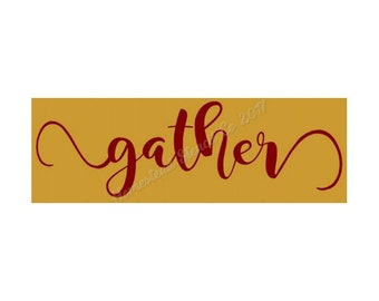 STENCIL, 8150 F  6"x24" , gather, Painting Template, Craft Stencil, DIY, Painting Stencil, Wall Stencil