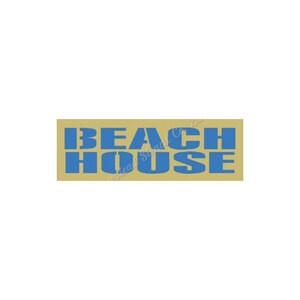 STENCIL, 7855 O, 6&quot;x12&quot;, Beach House, Painting Template, Craft Stencil, DIY, Painting Stencil,  Wall Stencil, Stencils, Wall Decor