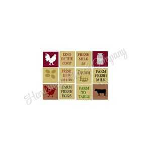STENCIL, WB-Set R, 12 PC Shelf block set, Wall Stencil, Stencils, Wall Decor, Wall Stencil