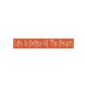 STENCIL, 6180 C, 4&quot;x24&quot;, Life Is Better at the Beach, Craft Stencil, DIY, Painting Stencil,  Wall Stencil, Stencils, Wall Decor