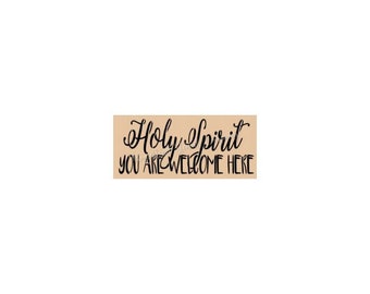 STENCIL, 6780 K, 8"x18", Holy Spirit you are welcome here,   Painting Template, Craft Stencil, DIY, Painting Stencil,