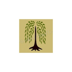 STENCIL, 7459 i, 10&quot;x10&quot;, Willow Tree,     Painting Template, Craft Stencil, DIY, Painting Stencil,  Wall Stencil, Stencils, Wall Decor
