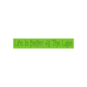 STENCIL, 6179 C, 4&quot;x24&quot;, Life Is Better at the Lake, Craft Stencil, DIY, Painting Stencil,  Wall Stencil, Stencils, Wall Decor