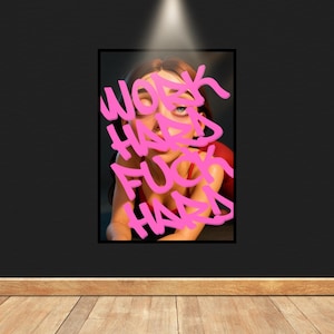 Sexy AI Girl 3D Animation Posters | Sexy AI Cartoon Woman Prints | Modern Graffiti Street Style Hot Girl Wall Decor | AI Picture Creation
