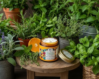 Herrengesicht Feuchtigkeitscreme Wild Zest | Bergamotte-Orange-Rosmarin | Natürliche Vegane Hautpflege | Handarbeit aus England | 60ML