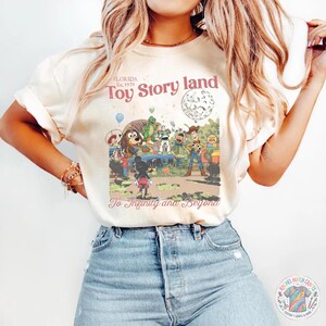 Retro Toy Story Land Florida Est 1971 Shirt, To Infinity And Beyond Tee, Woody Buzz Rex Tops, Comfort Colors Magic Theme Park Family Trip