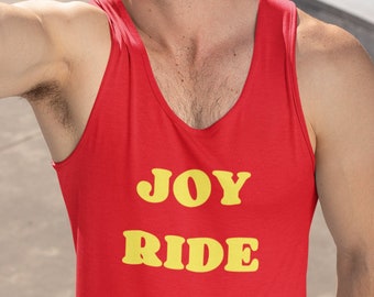 Joy Ride Tank Top, Unisex Jersey Tank