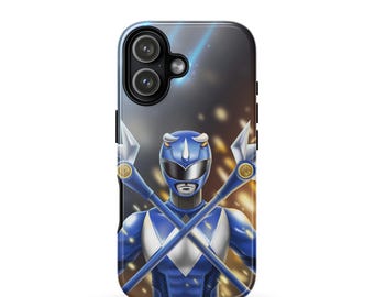 Blue Ranger Ready for Action Phone Case - Protective Tough Case for iPhone®