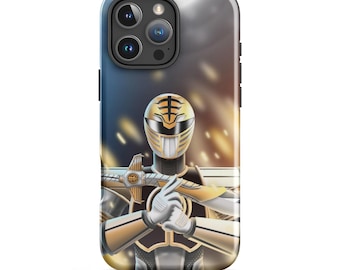 White Ranger Ready for Action Phone Case - Tough Case for iPhone®
