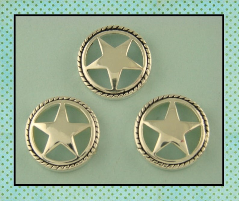 2 Hole Beads Texas Lone Stars Horse Barn Ranch Equestrian Etsy