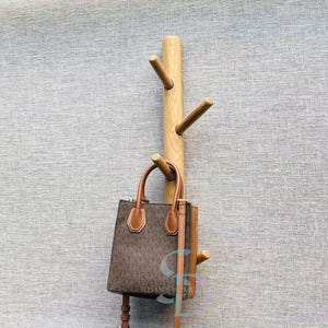 Solid Wood Branch Coat Rack & Hat Rack - Modern Design - Wall Mounted - Stylish Wall Rack - Beech rack, housewarming gift