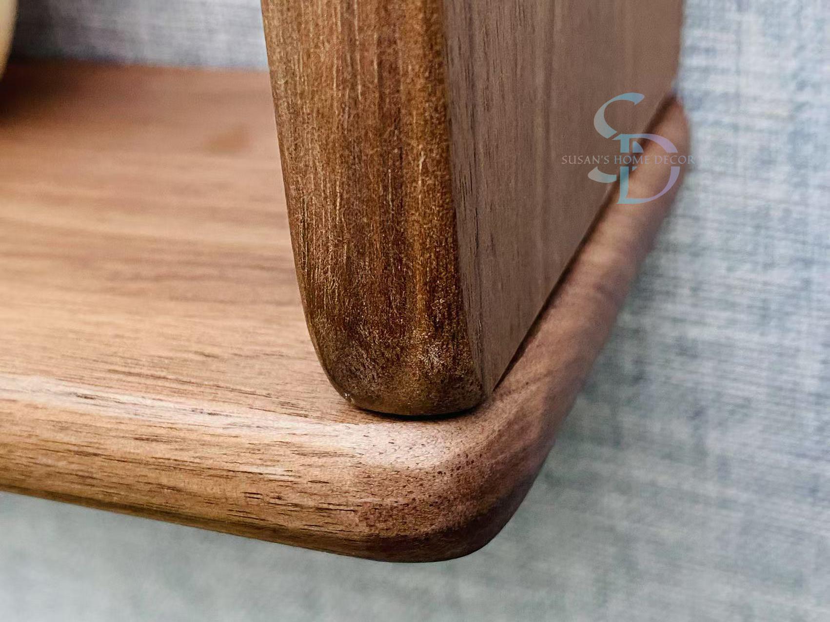 Floating Shelf With Railing Walnut Floating Shelf With Railing: Rustic Picture Ledge - Etsy