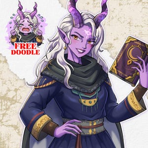 Arte de personajes personalizado de DnD, encargos de DnD, mazmorras y dragones, retrato de DnD, DnD, RPG de fantasía