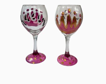 Crown Queen Wine Glass