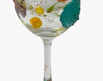 Colorful Wine Glass