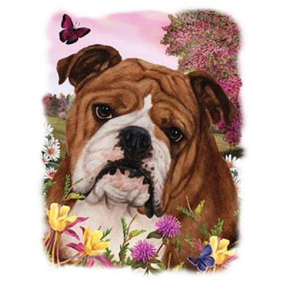 Fabric Quilting SewingCraft Panel Bulldog Christmas Fabric Quilting SewingCraft Panel Bulldog Christmas