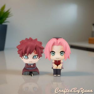 Japanese Ninja Anime Gift Figurines - Sakura - Gaara | Collectible Anime Gift Figurines and Merch | Otaku Decor | Anime Setup