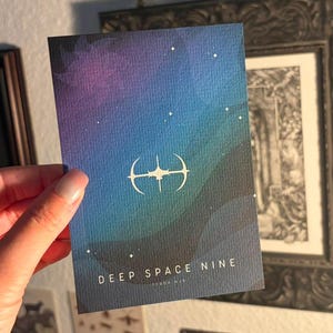 A4、A5、またはA6サイズのスタートレック ディープスペースナイン DS9 テロック・ノール アートプリントポスター（額縁なし）