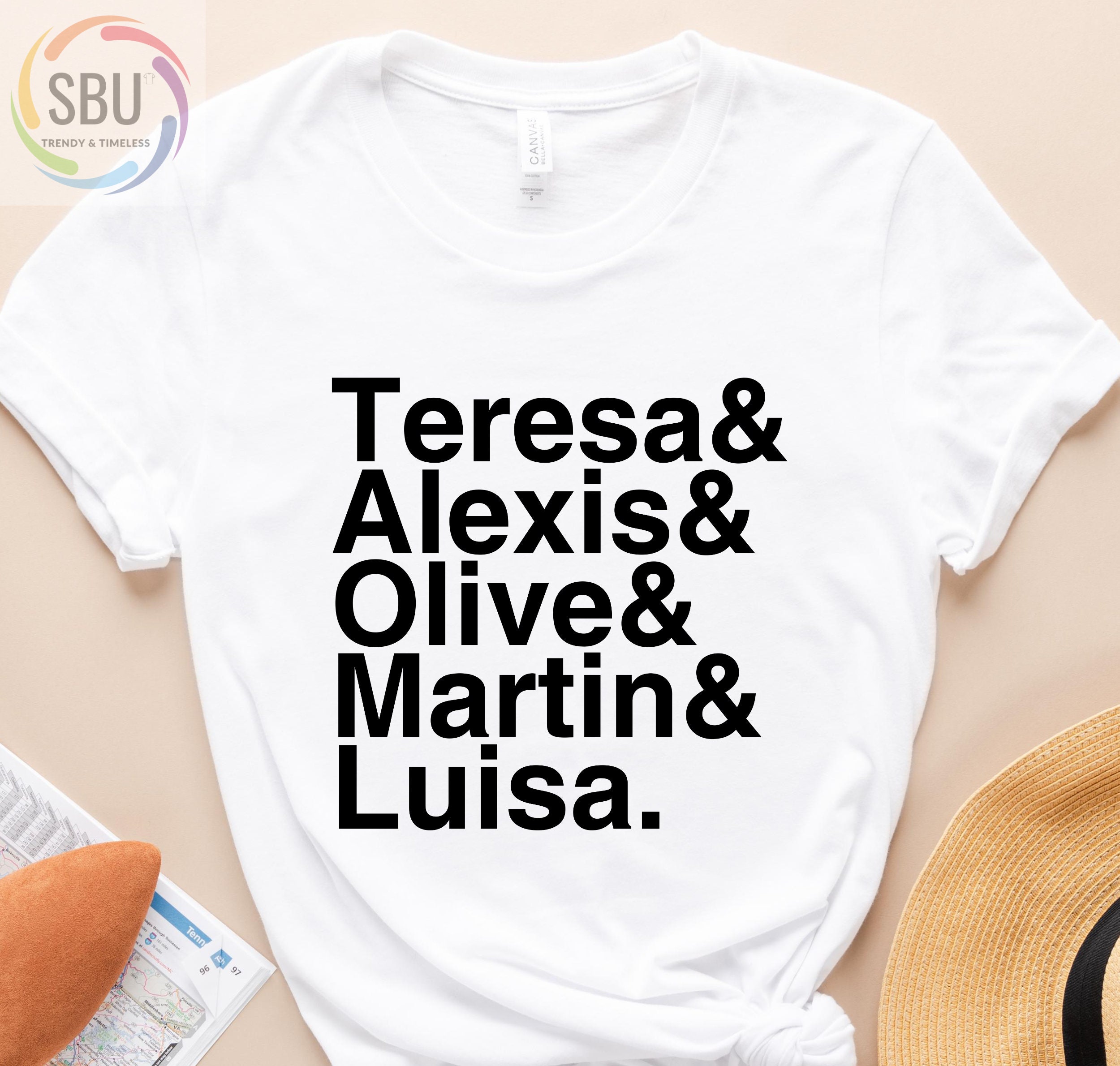 Custom Name List Shirt | Funny List T-shirt, Custom Gift, Custom Name ...