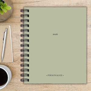Personalized 2026 Monthly Planner: Minimalist Calendar with Checklists