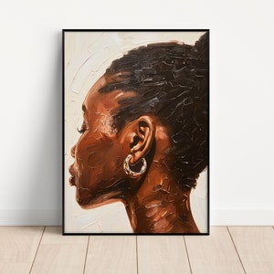 Black Girl Art Prints, black wall art, black woman wall art, black woman art, african american wall art, black art print, digital download