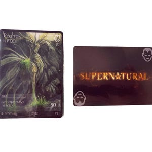 Tarjetas coleccionables sobrenaturales MONSTER NORMAL 2/2