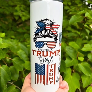 Trump Girl 20oz Tumbler: Stainless Steel MAGA Gift
