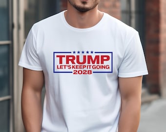Trump 2028 T-Shirt: Patriotic Election Tee, Conservative Gift
