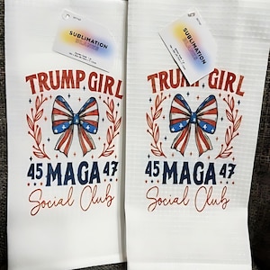 Trump Kitchen Towel: MAGA Patriotic Home Decor, Republican Gift