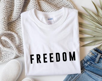 Freedom T-Shirt: Handmade Patriotic Apparel, USA Made