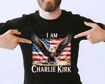 Patriotic Bald Eagle Shirt: American Flag Freedom Tee