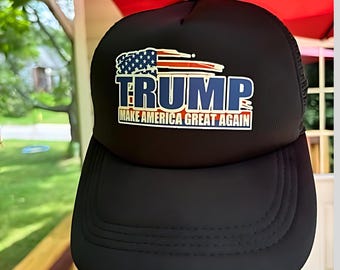 Gorra de camionero Trump 2024: Gorra patriótica MAGA