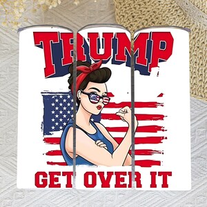 Trump Girl 20oz Tumbler: Patriotic Stainless Steel Coffee Cup