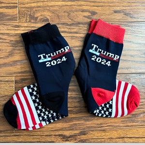 Trump Socks, Trump Gift For Men, Trump Christmas Gift, Donald Trump Dress Socks, Trump Stocking Stuffer, MAGA Dad Gift, Trump Merchandise