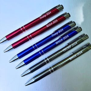 Gravierte Trump 2024 Stift, Präsidentschaftsstift, Trump Fan Geschenk, Trump Merchandise, Trump Vatertagsgeschenk, Trump Geschenk für ihn, MAGA Geschenk