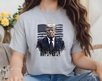 MAGAトランプスウェットシャツ：愛国的なUSAアパレル