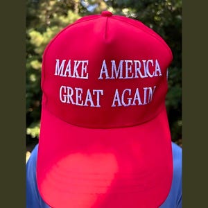 Trump MAGA Red Cap: Embroidered USA Hat