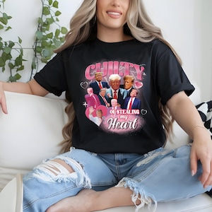Love Trump Shirt, Trump&#39;s Women Shirt, Trump Valentines Gift, Trump 2024 Sweatshirt, Republican Gift, Trump Felon Shirt, Conservative Gift