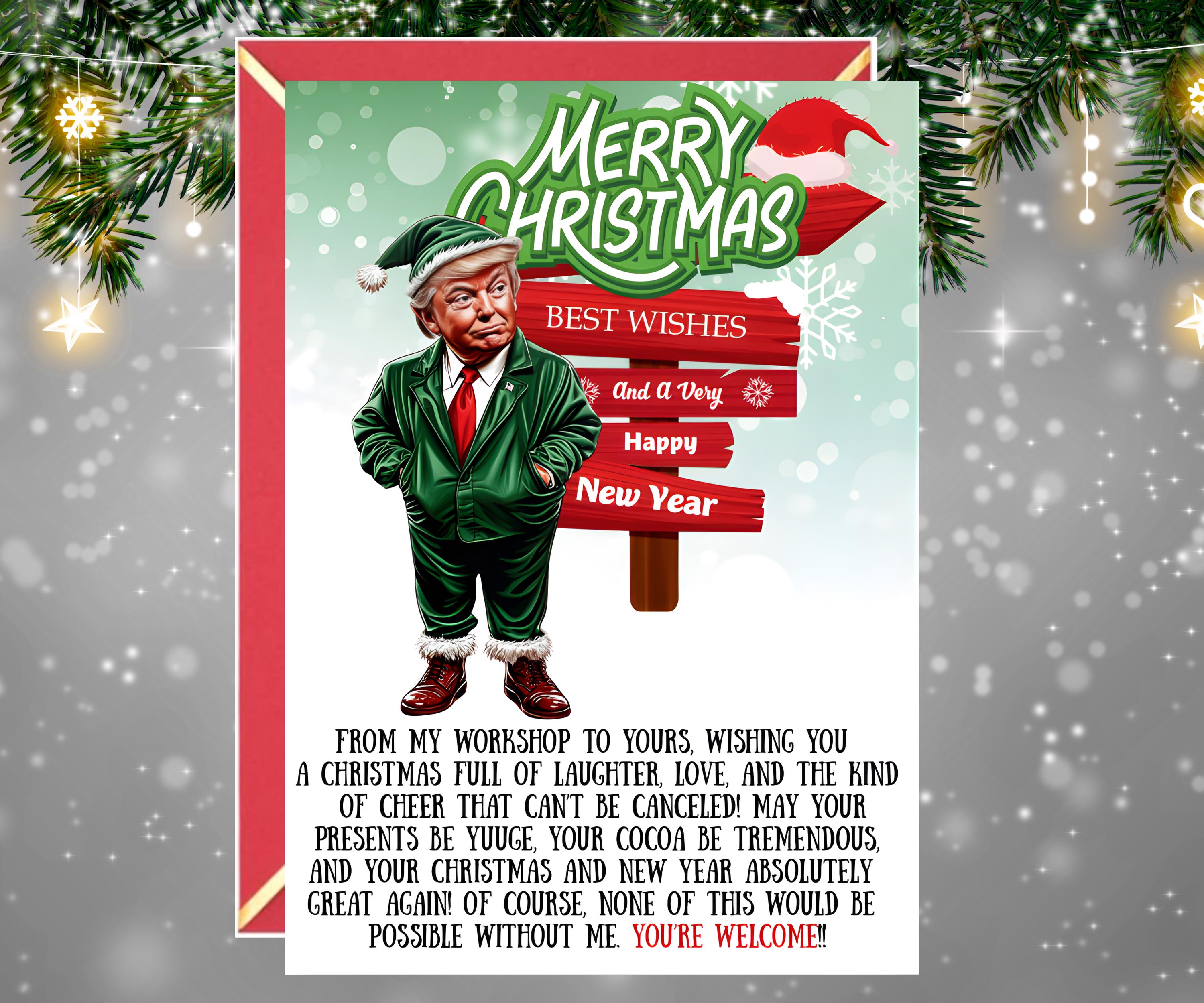 Buon Design Del Biglietto Di Auguri Di Natale Con Un Simpatico Babbo Natale Illustrazione - Foto 2