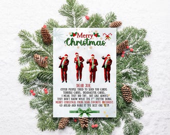 Buon Design Del Biglietto Di Auguri Di Natale Con Un Simpatico Babbo Natale Illustrazione