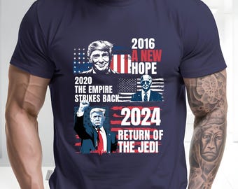Trump Star Wars Shirt: MAGA Patriotic 2024 Election Tee