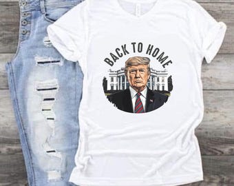 トランプホワイトハウス2025シャツ：愛国的なドナルド・トランプTシャツ